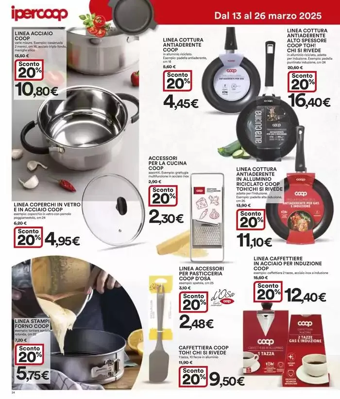 Sconti 30% - 40% - 50% da 13 marzo a 26 marzo di 2025 - Pagina del volantino 24