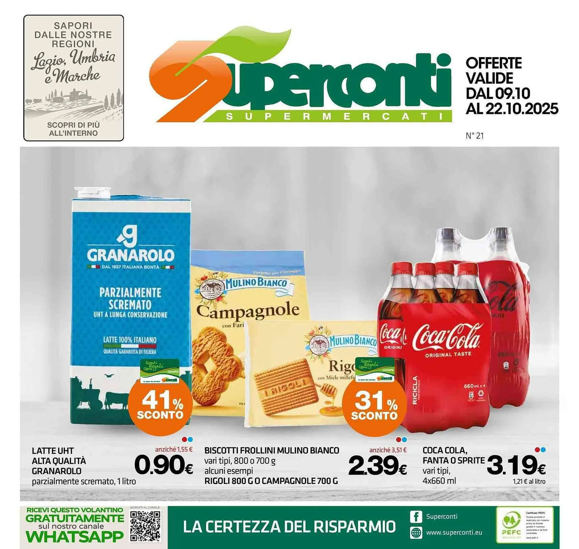 Volantino Superconti da 8 ottobre a 22 ottobre di 2025 - Pagina del volantino 1