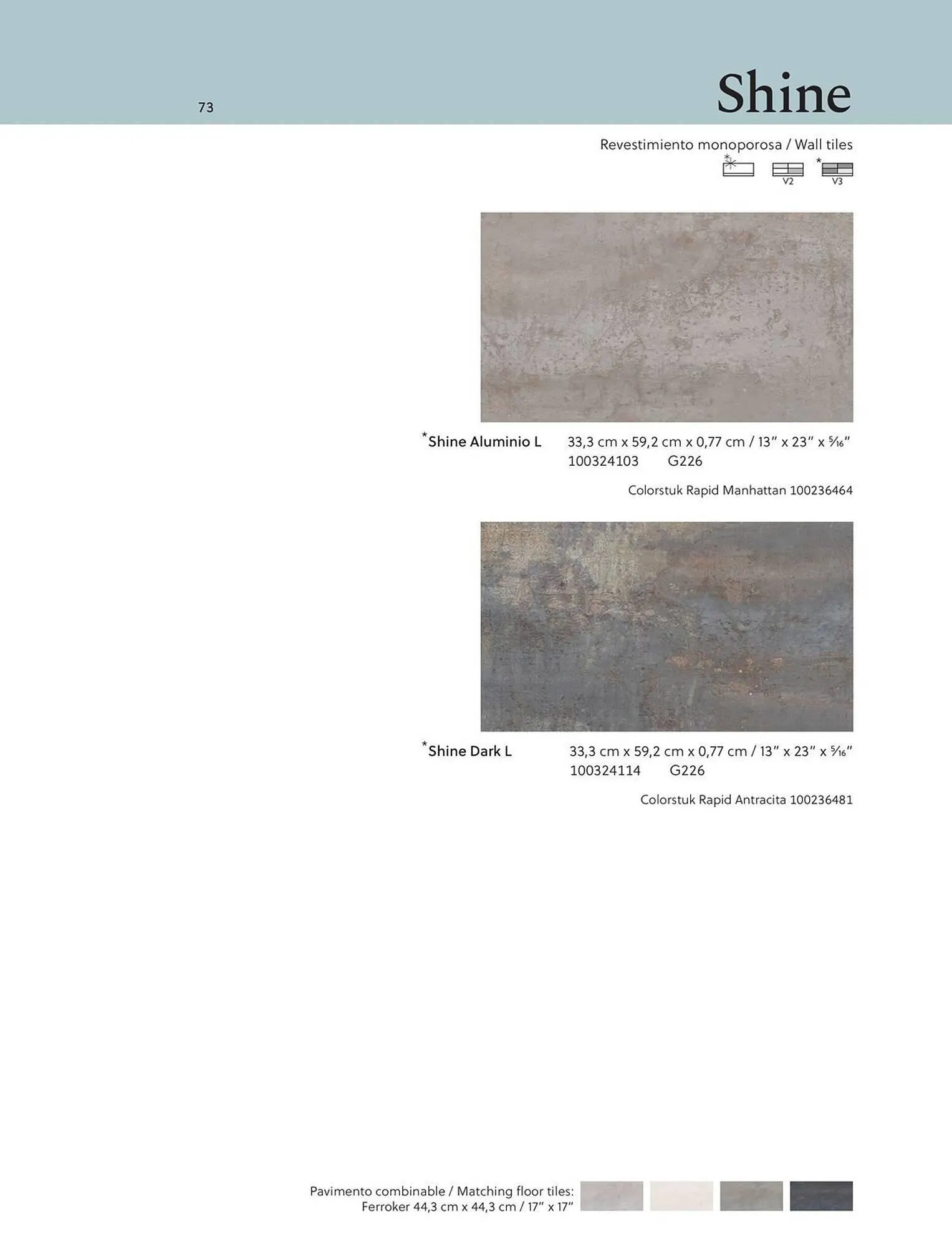 Catalogue Porcelanosa du 27 juin au 31 décembre 2025 - Catalogue page 73