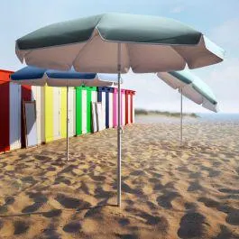 OMBRELLONE DA SPIAGGIA VALI NATERIAL D.200 POLIESTERE 160G VERDE SALVIA