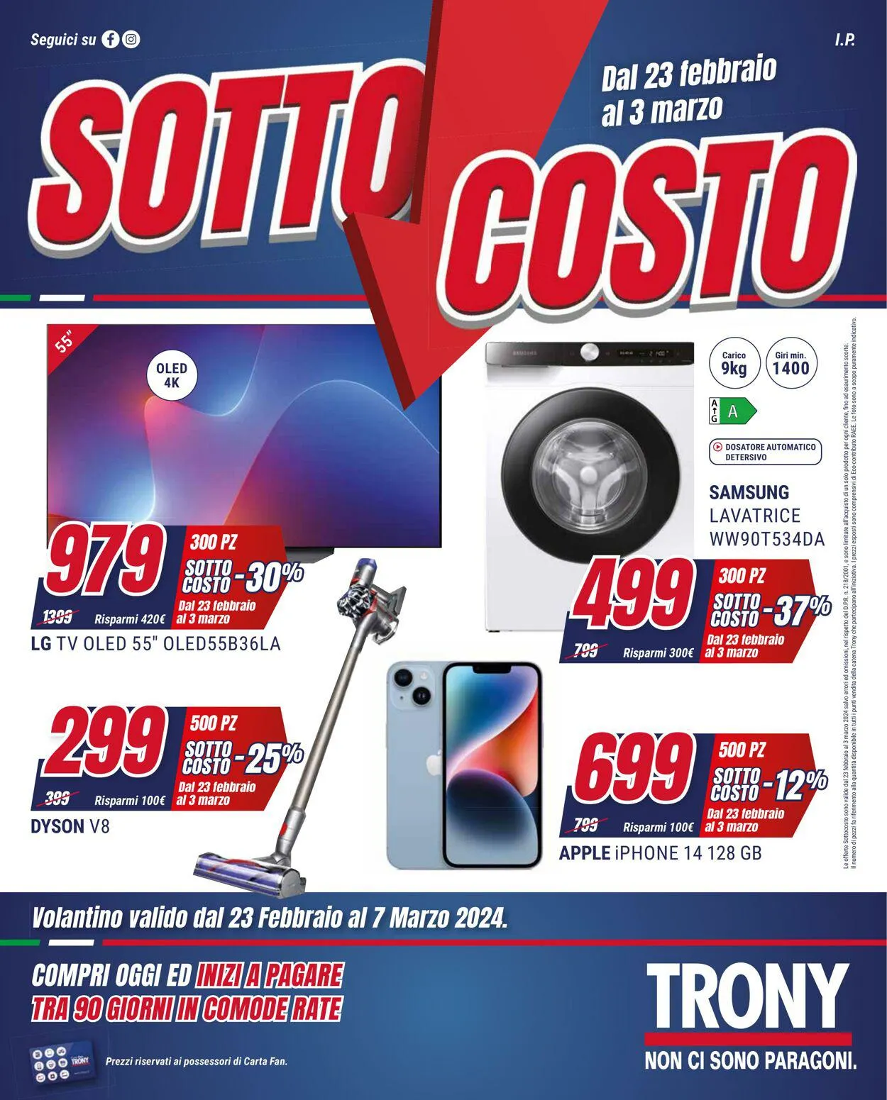 Trony - Roma Volantino attuale da 23 febbraio a 7 marzo di 2024 - Pagina del volantino 1