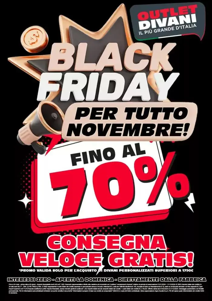 Black friday per tutto novembre! da 5 novembre a 31 dicembre di 2024 - Pagina del volantino 1