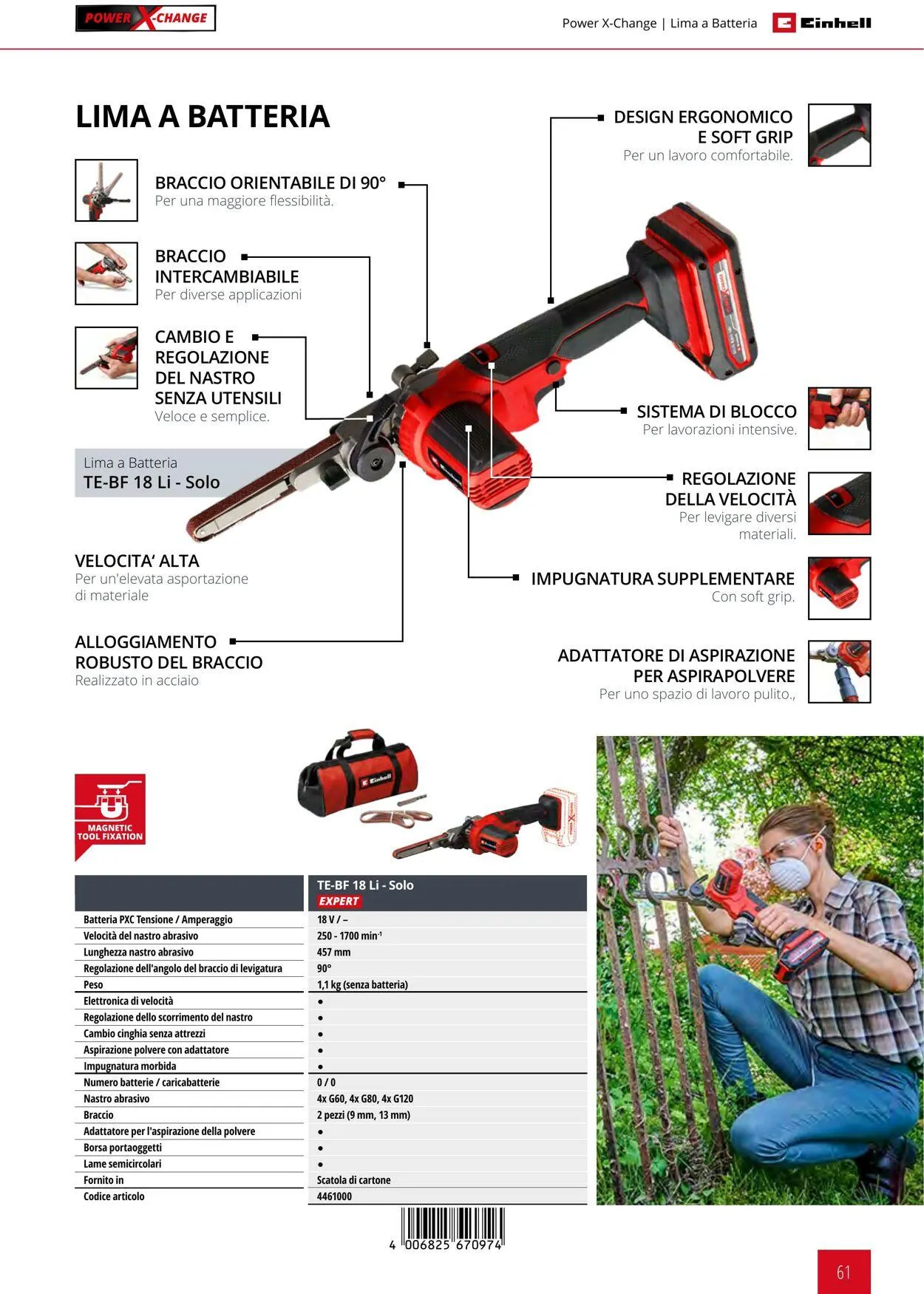 Einhell da 17 giugno a 17 dicembre di 2025 - Pagina del volantino 61