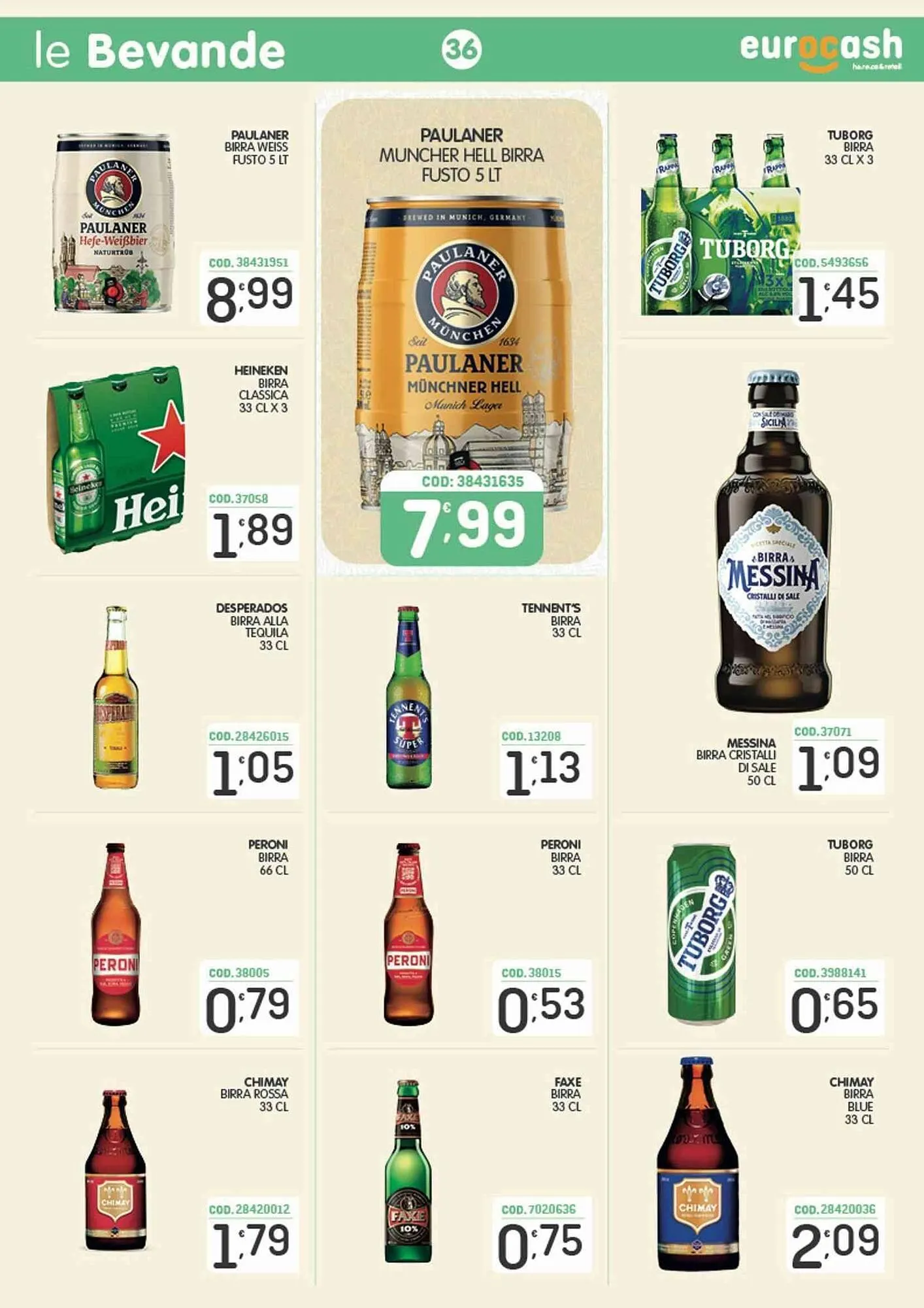 Volantino Eurocash da 16 marzo a 5 aprile di 2026 - Pagina del volantino 36