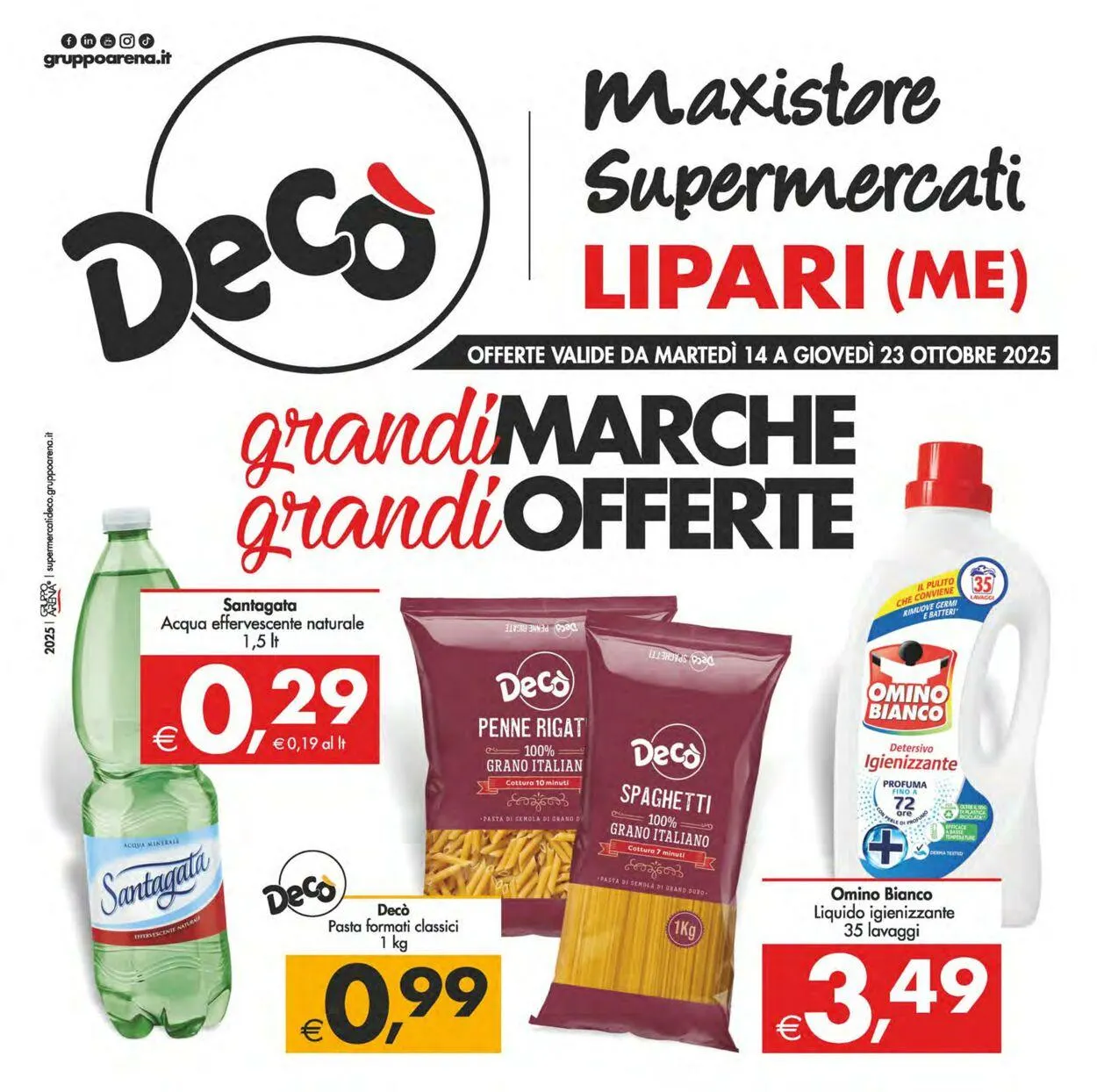 Deco Volantino attuale da 14 ottobre a 23 ottobre di 2025 - Pagina del volantino 1