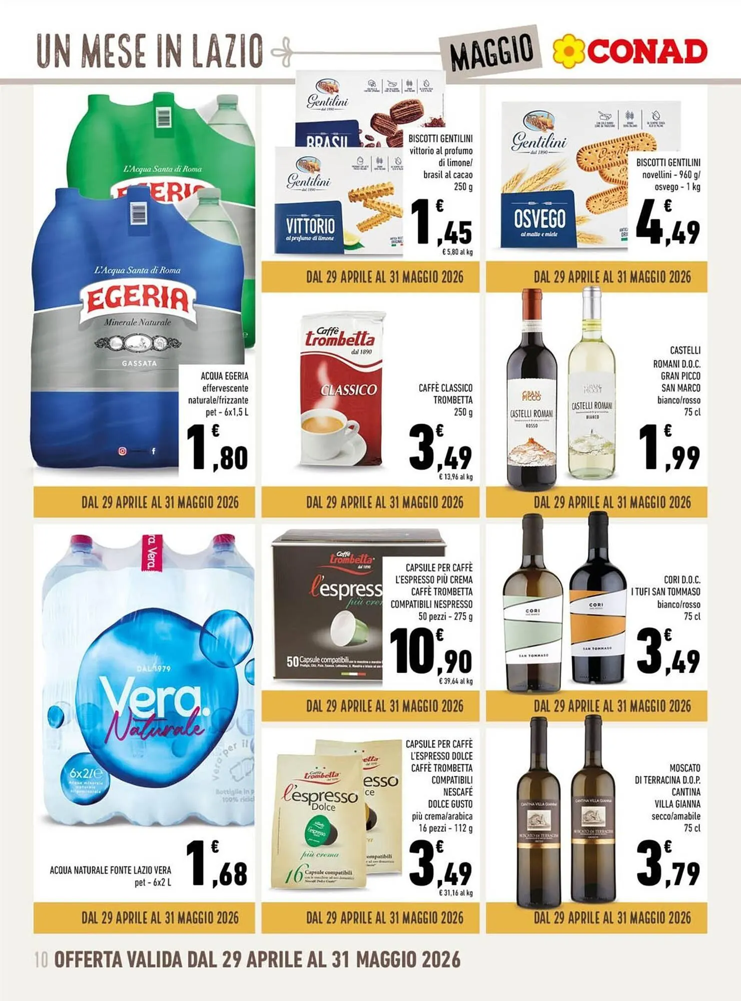 Volantino Conad da 1 maggio a 31 maggio di 2026 - Pagina del volantino 10