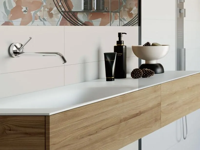 Piastrella Myway White 2a Scelta 25x75 Bianco