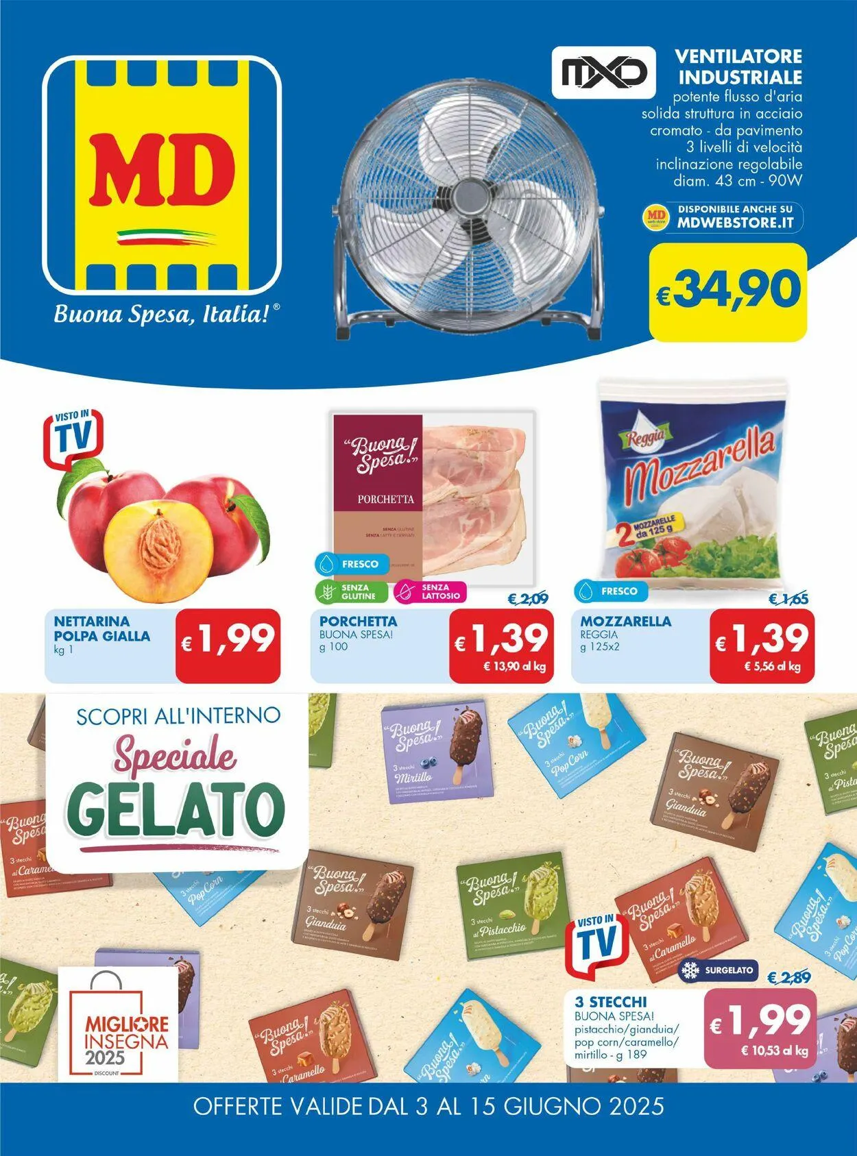 MD Discount Volantino attuale da 3 giugno a 15 giugno di 2025 - Pagina del volantino 1