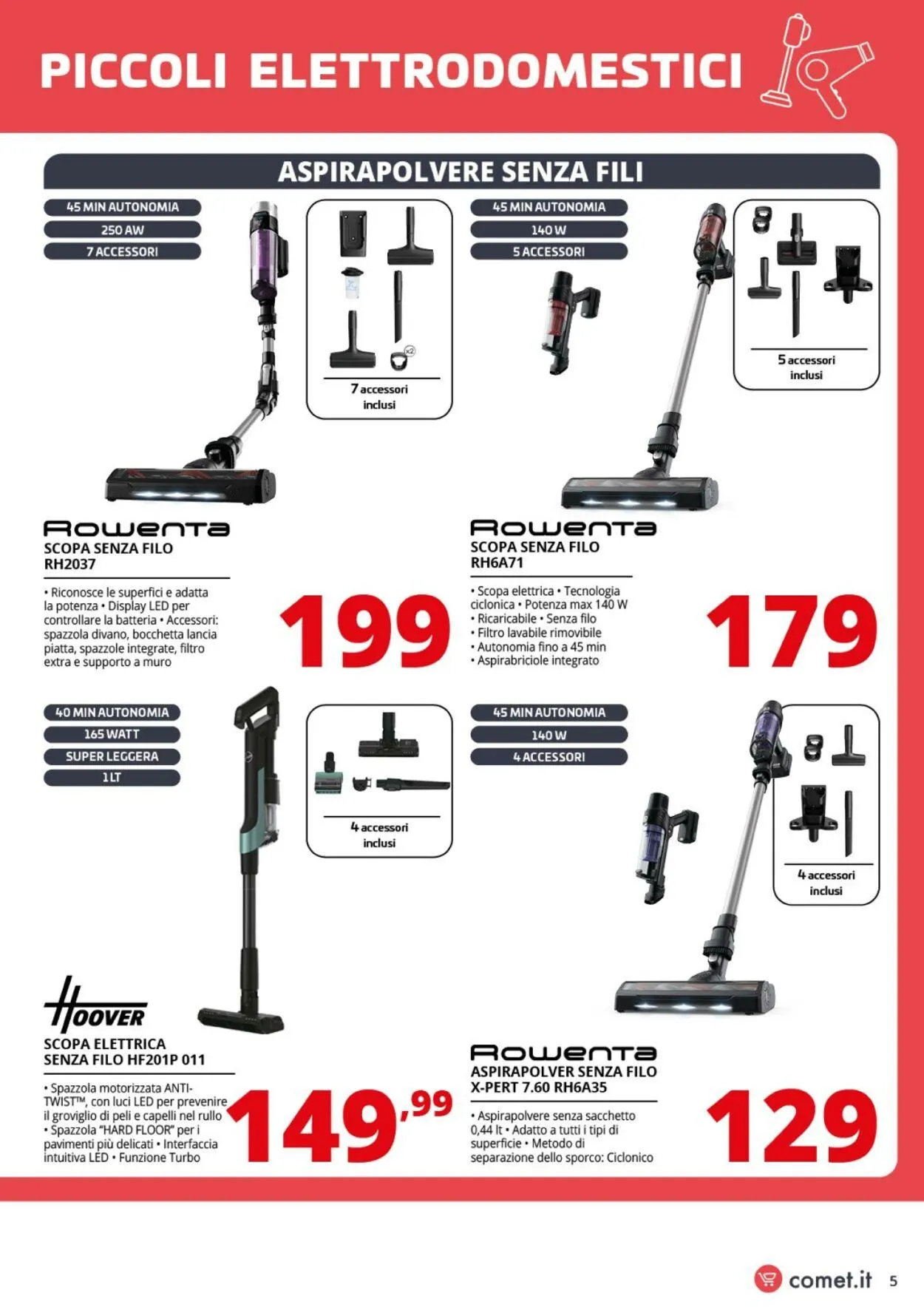 Comet Volantino attuale da 6 novembre a 12 novembre di 2025 - Pagina del volantino 5