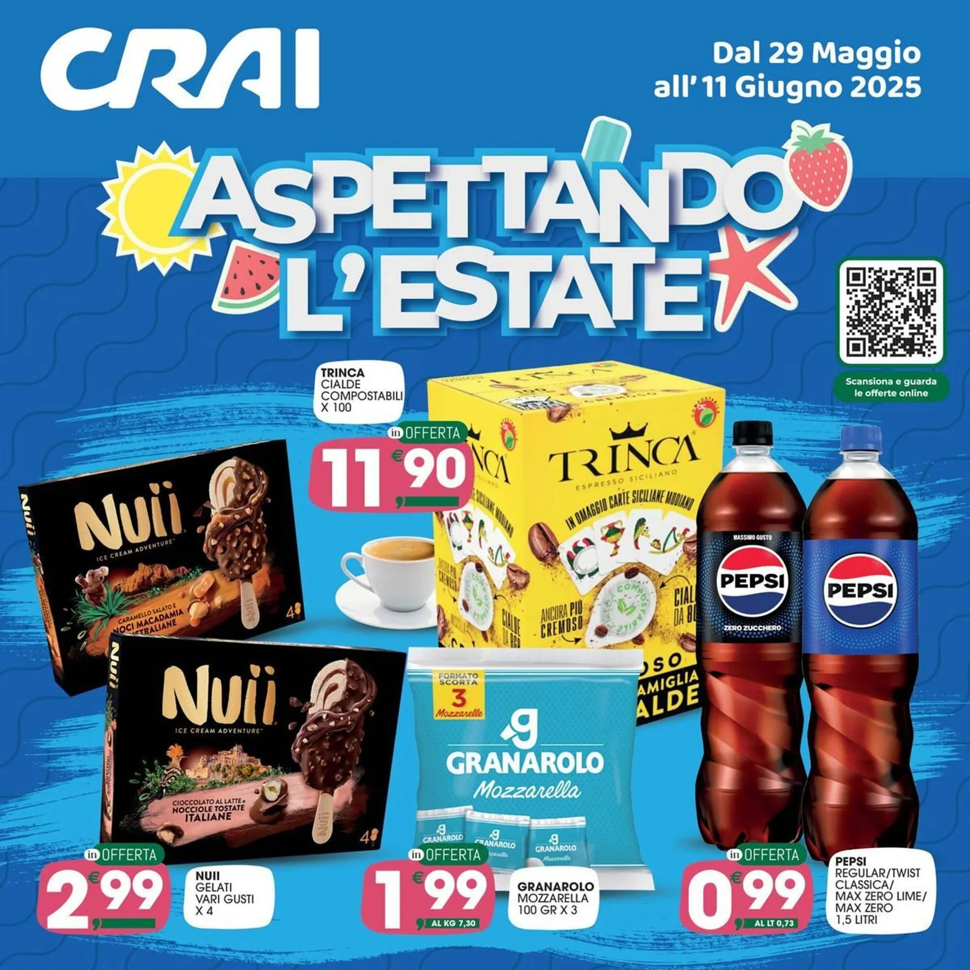 Volantino Crai da 29 maggio a 11 giugno di 2025 - Pagina del volantino 1