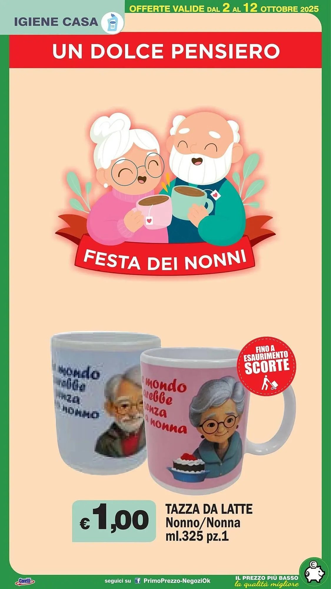 Volantino Primo Prezzo da 2 ottobre a 12 ottobre di 2025 - Pagina del volantino 24