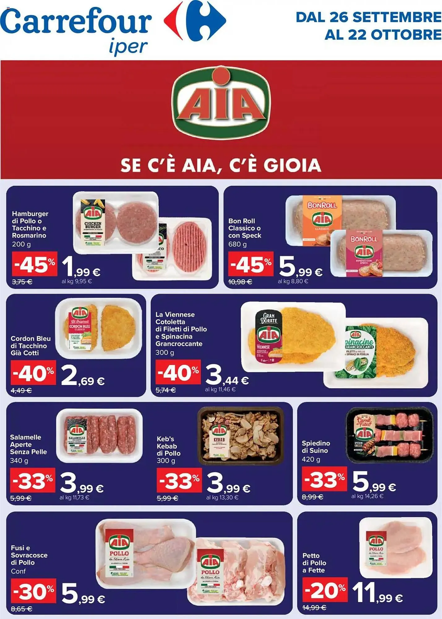 Volantino Carrefour Iper da 26 settembre a 22 ottobre di 2025 - Pagina del volantino 1
