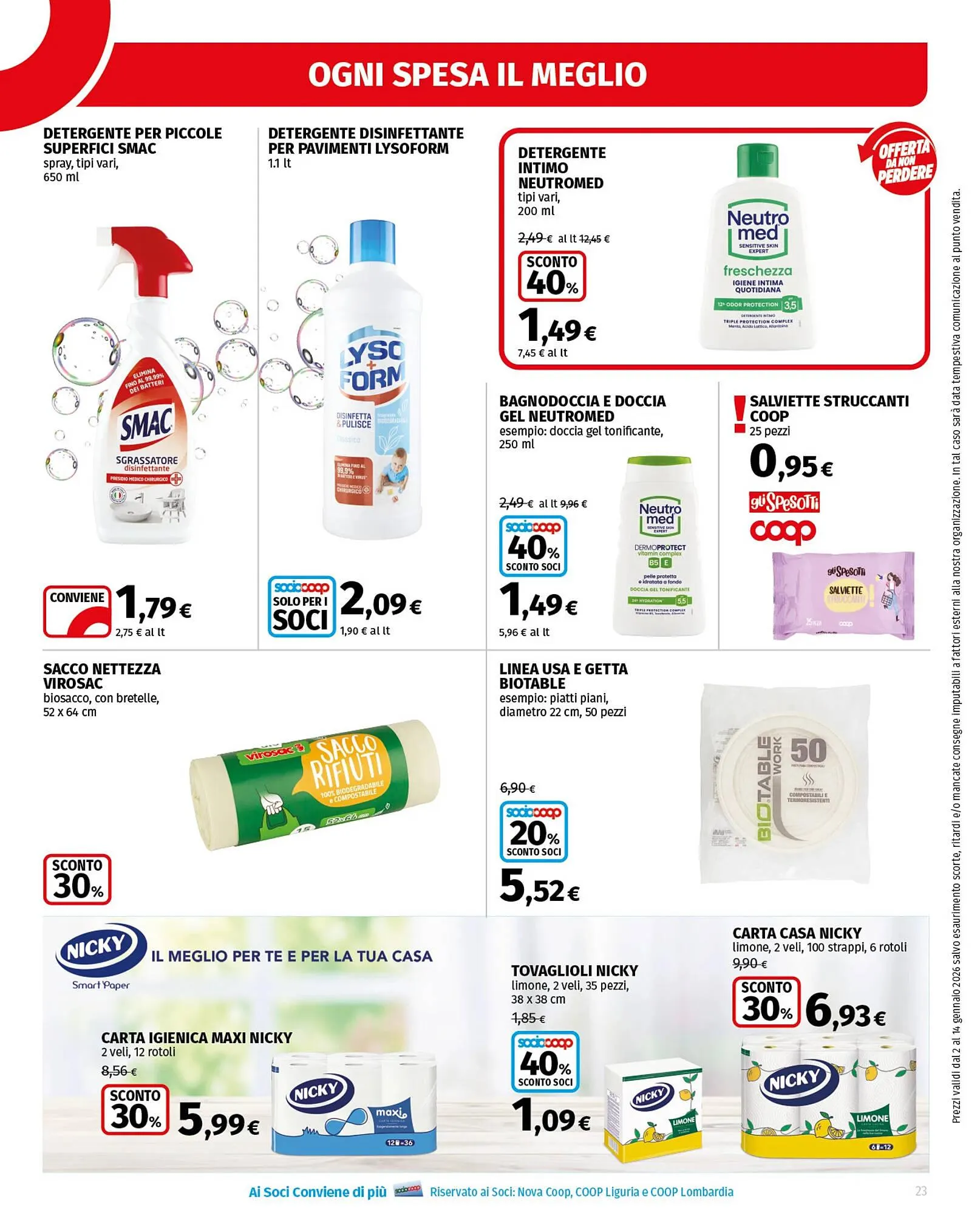 Volantino Ipercoop da 2 gennaio a 14 gennaio di 2026 - Pagina del volantino 23