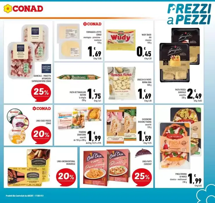 Prezzi a pezzi da 11 marzo a 24 marzo di 2025 - Pagina del volantino 13