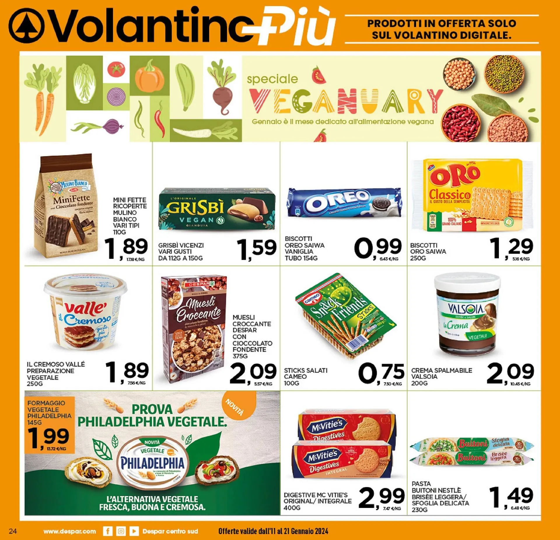 Volantino Iperspar da 11 gennaio a 21 gennaio di 2024 - Pagina del volantino 24