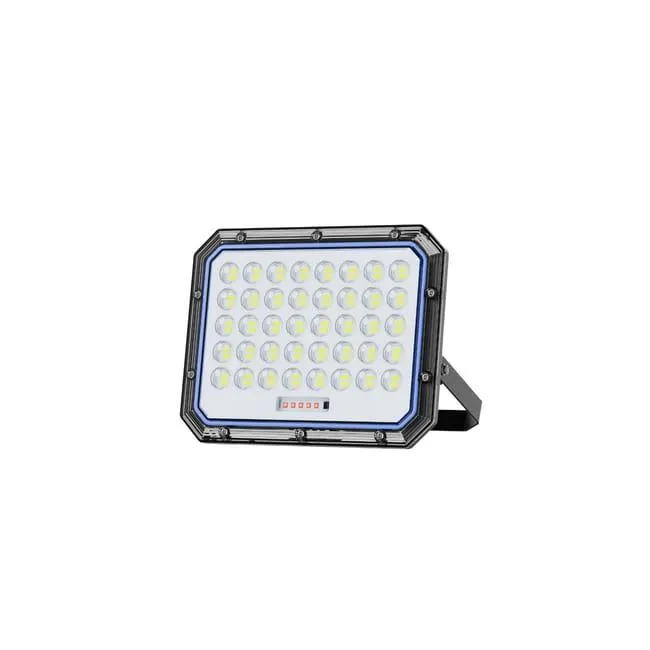 Faro Solare LED 500W, pannello monocristallino, batteria LiFePO4, illuminazione esterna efficiente ed ecologica
