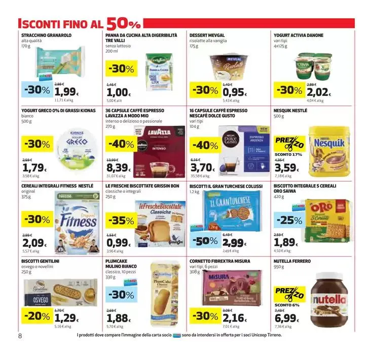 Sconti fino al 50% da 27 marzo a 9 aprile di 2025 - Pagina del volantino 8