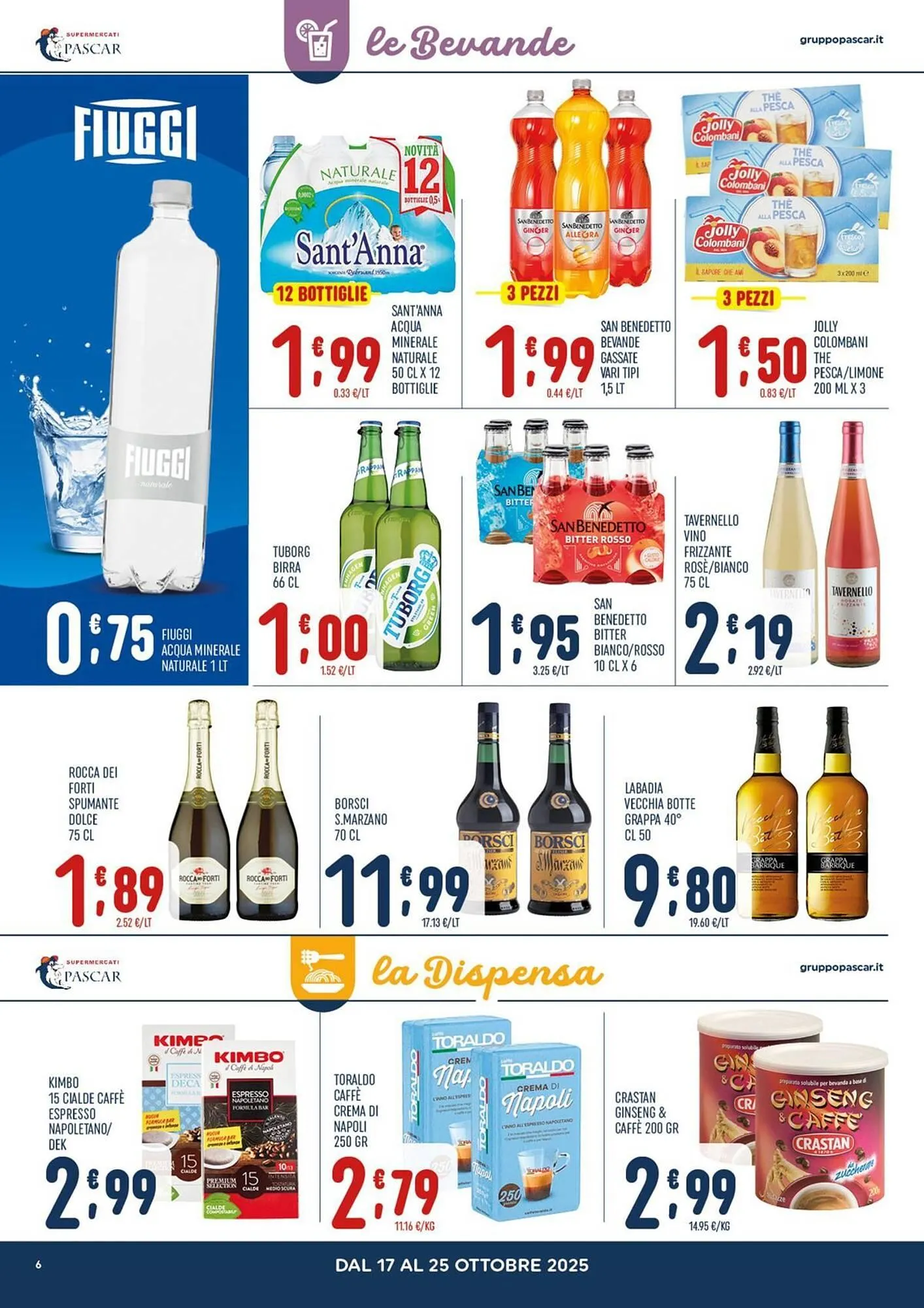 Volantino Gruppo Pascar da 17 ottobre a 25 ottobre di 2025 - Pagina del volantino 6