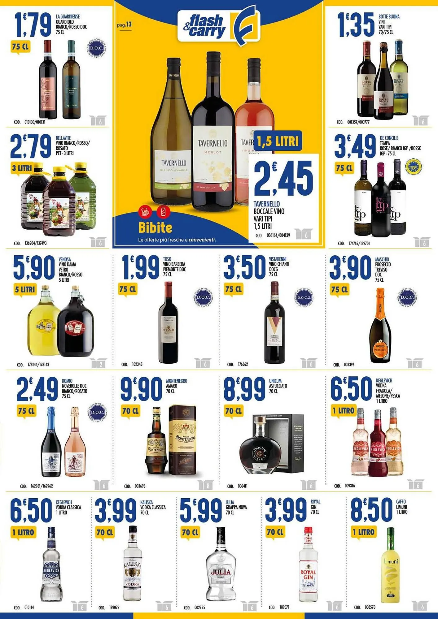 Volantino Flash & Carry da 13 marzo a 30 marzo di 2025 - Pagina del volantino 13