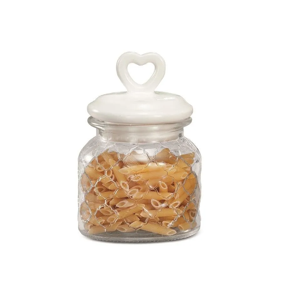 Ad - Glass Jar With Ceramic Lid D11Xh15,53