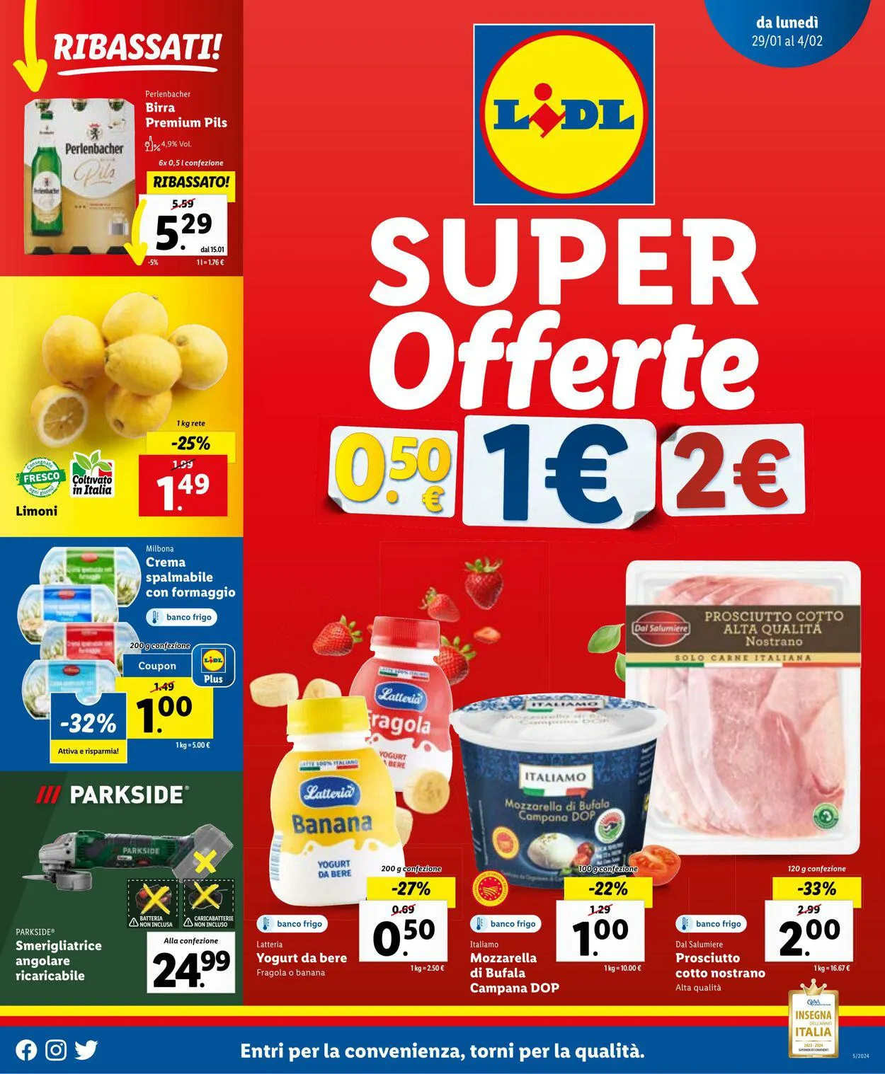 Lidl Volantino attuale da 29 gennaio a 4 febbraio di 2024 - Pagina del volantino 1