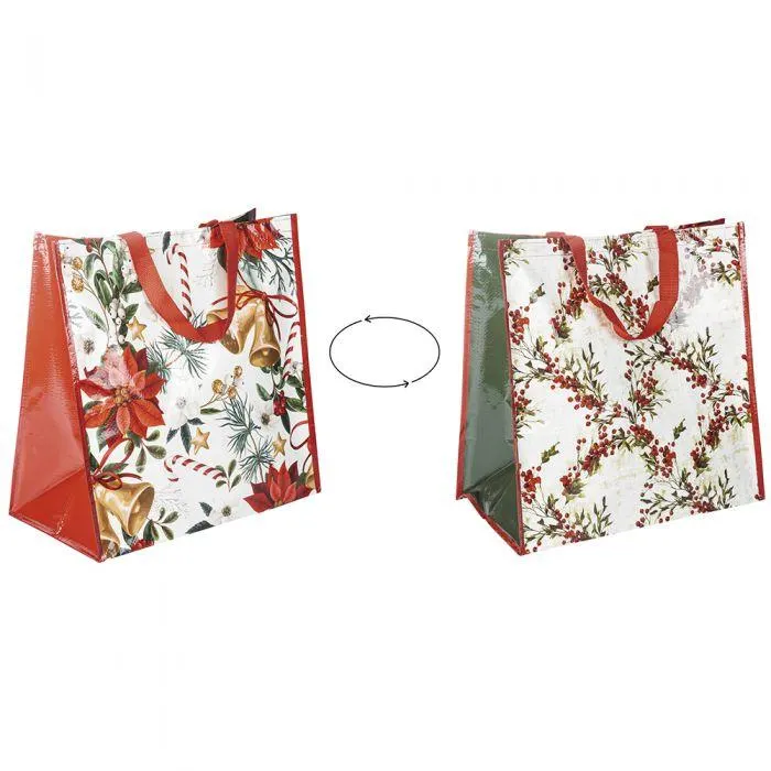Borsa shopper natalizia, 45x25x45 cm, Tradition