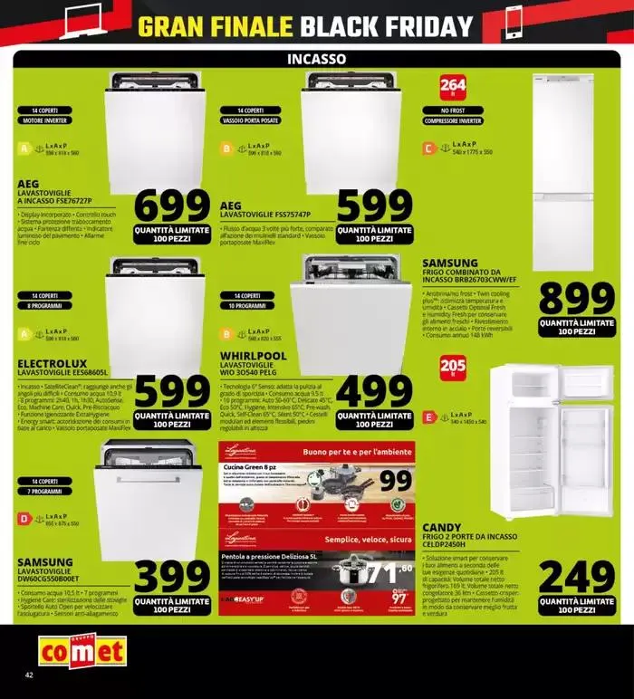 Black Friday Gran Finale da Comet! da 27 novembre a 2 dicembre di 2024 - Pagina del volantino 42