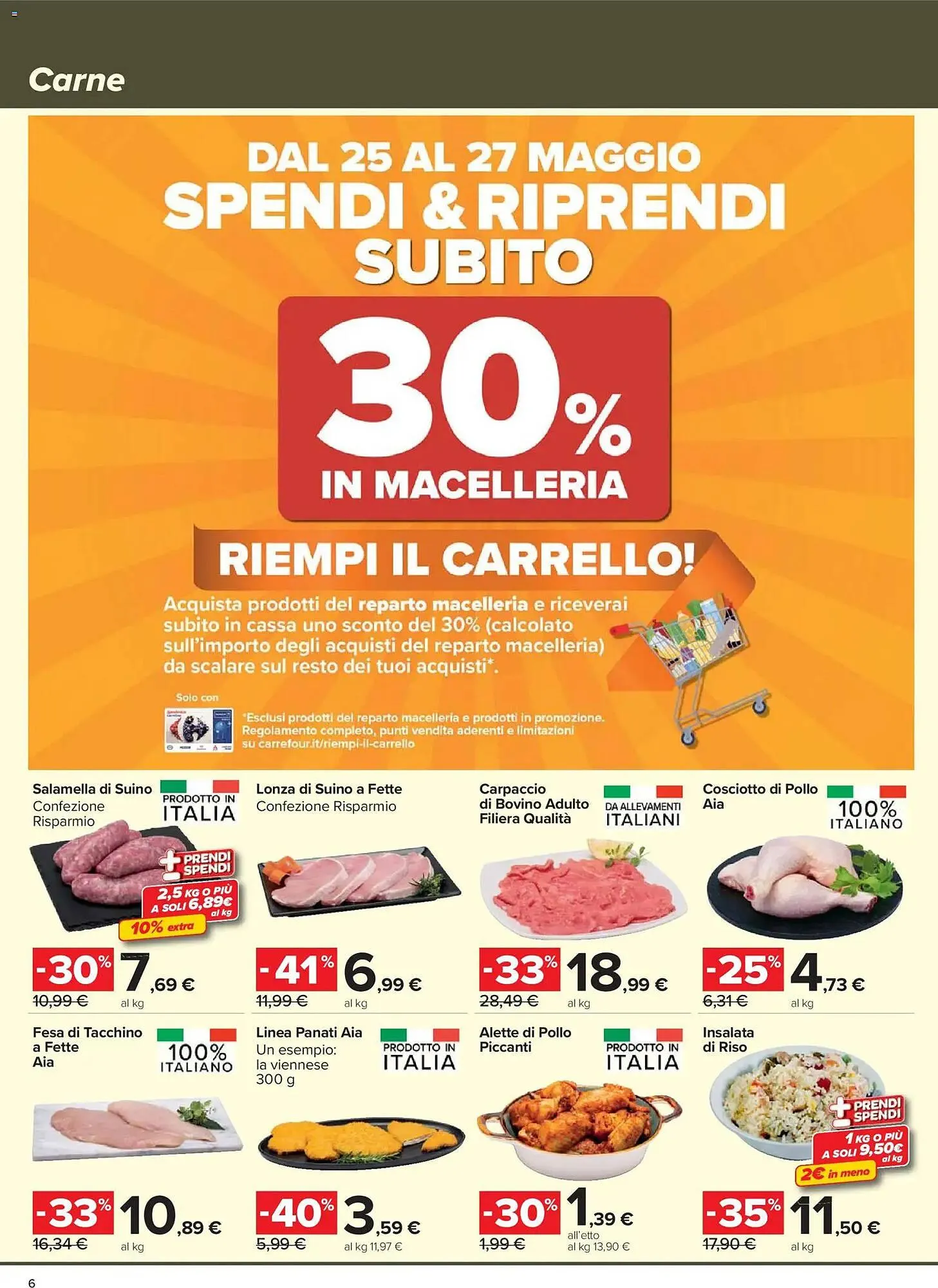 Volantino Carrefour Market da 19 maggio a 3 giugno di 2026 - Pagina del volantino 6
