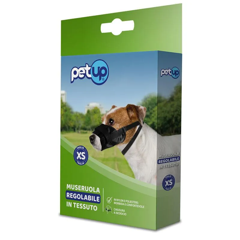 PetUp Museruola Regolabile in tessuto XS 000160031