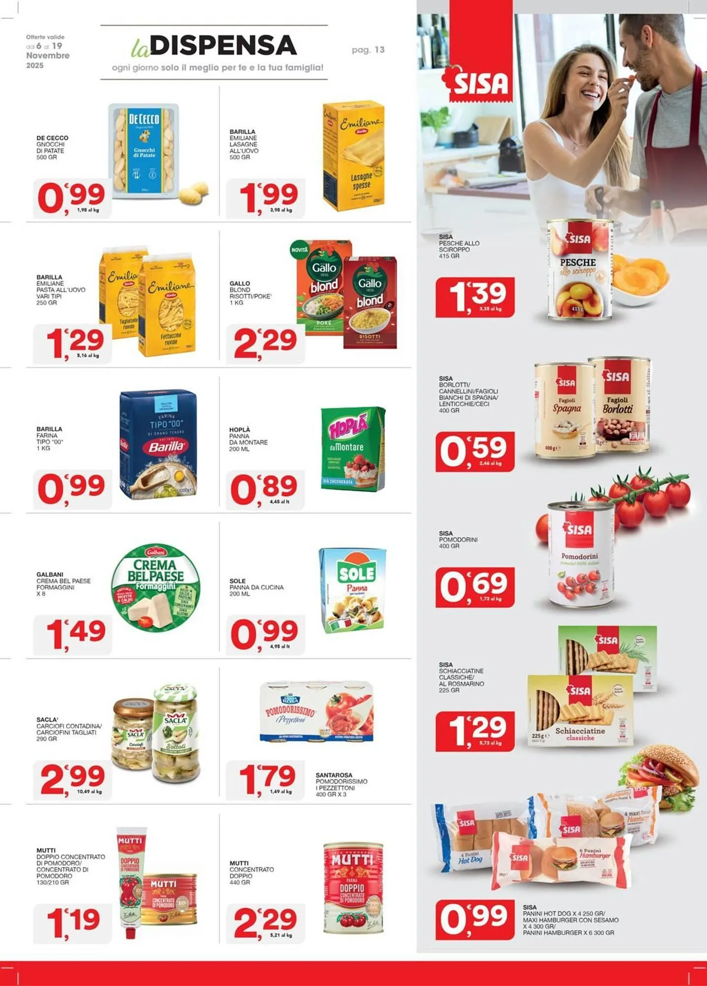 Volantino Sisa da 6 novembre a 19 novembre di 2025 - Pagina del volantino 13