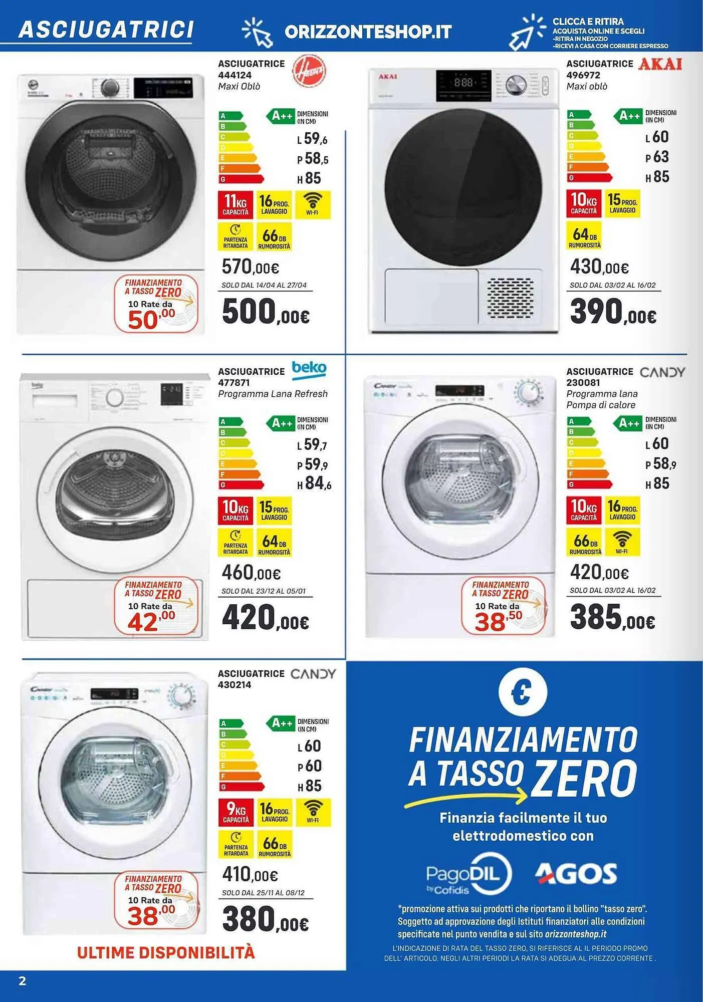 Volantino Orizzonte da 11 febbraio a 30 aprile di 2025 - Pagina del volantino 2