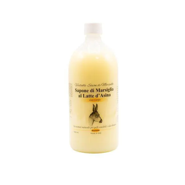 Sapone di Marsiglia al Latte d'Asina Biomeda 1000 ML