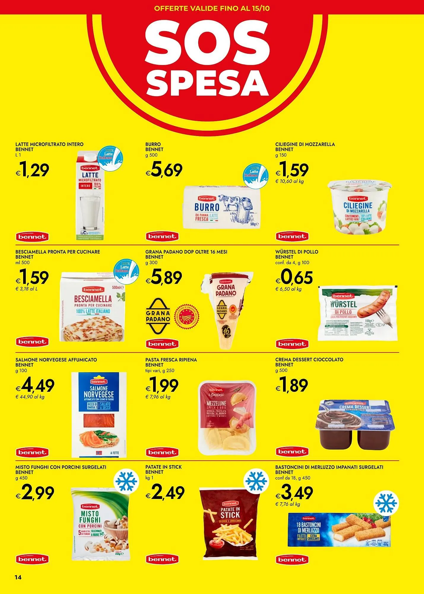Volantino Bennet da 2 ottobre a 15 ottobre di 2025 - Pagina del volantino 14