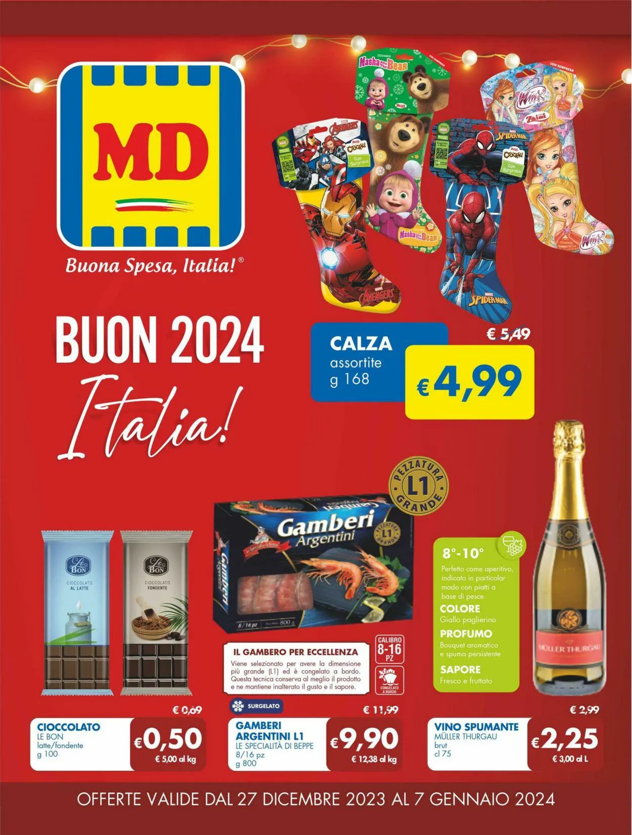 MD Discount Volantino attuale da 23 gennaio a 7 gennaio di 2025 - Pagina del volantino 1