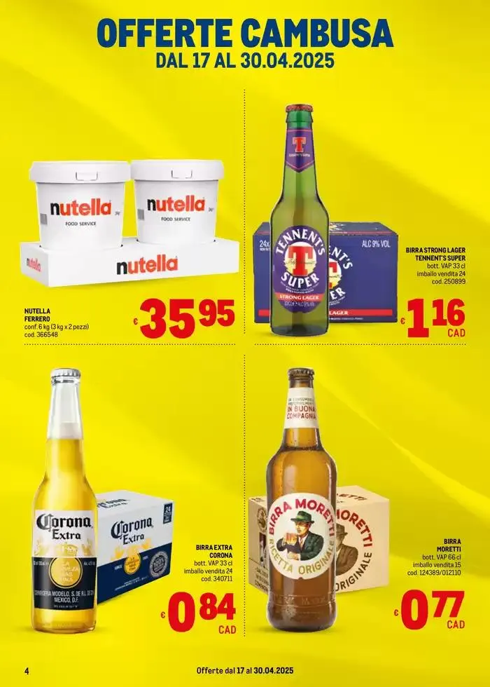 Offerte per Te -Area 1 da 22 aprile a 30 aprile di 2025 - Pagina del volantino 4
