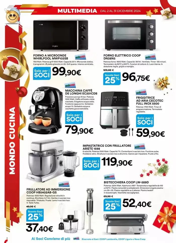 Catalogo Ipercoop da 2 dicembre a 31 dicembre di 2024 - Pagina del volantino 4