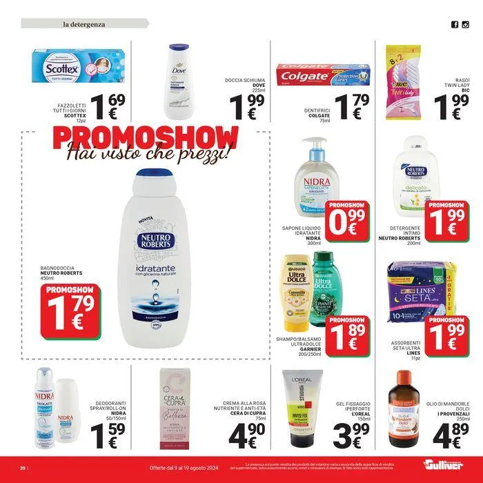 Promo show da 9 agosto a 19 agosto di 2024 - Pagina del volantino 20