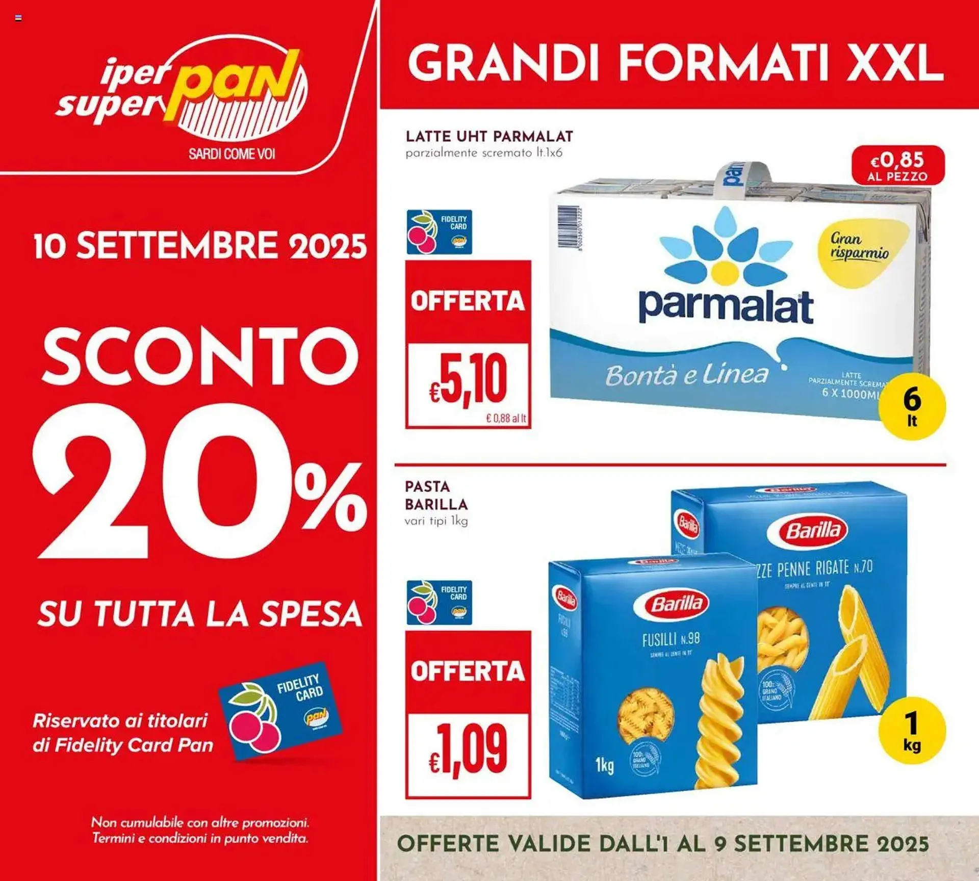 Volantino Pan da 1 settembre a 10 settembre di 2025 - Pagina del volantino 1