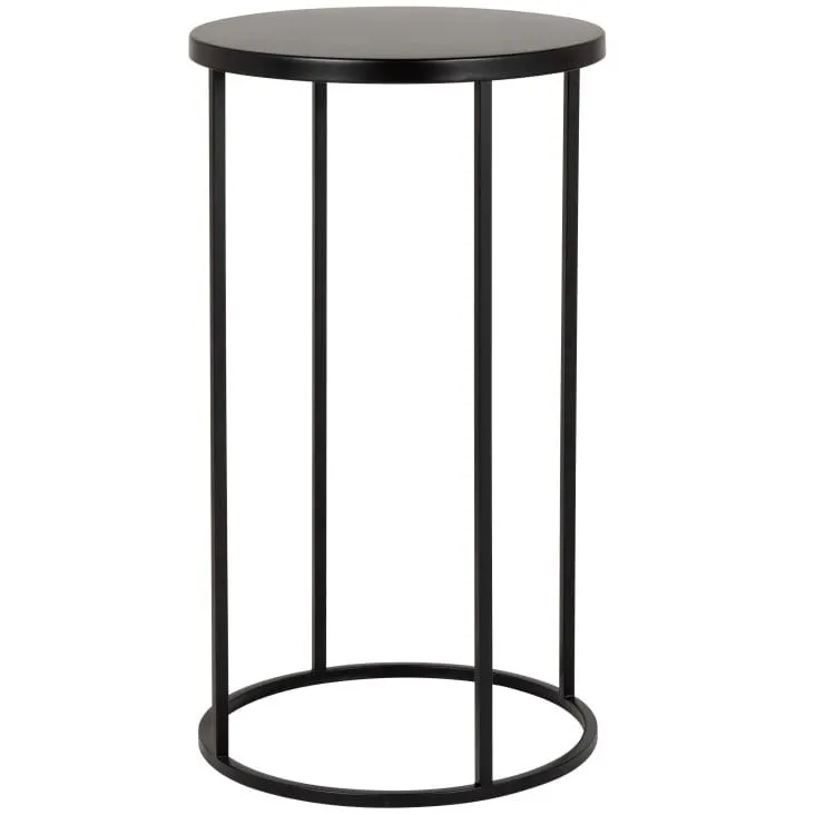 Tavolino da salotto in metallo nero
