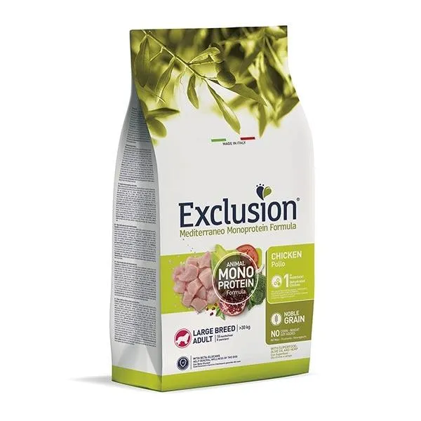 Exclusion - Mediterraneo Monoprotein Adult Large Breed con Pollo