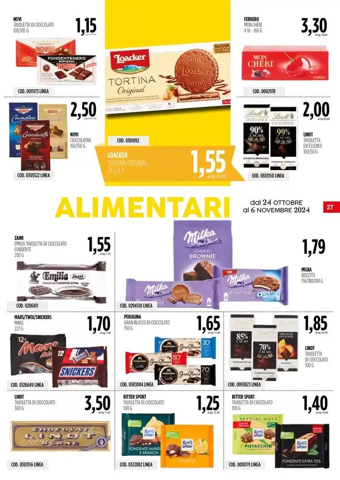 Offerte Carico Cash & Carry da 24 ottobre a 6 novembre di 2024 - Pagina del volantino 27