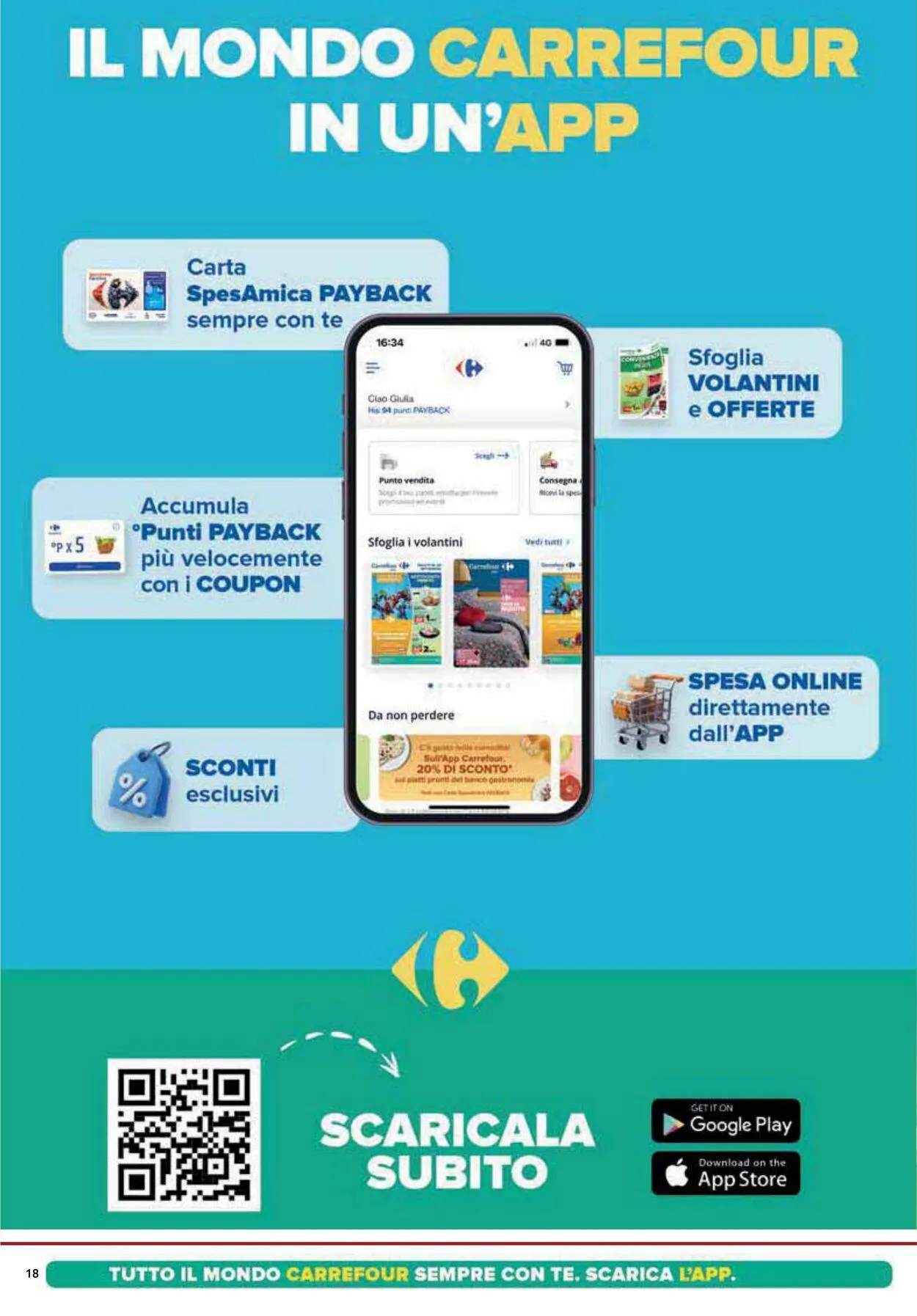 Carrefour Volantino attuale da 7 dicembre a 26 dicembre di 2023 - Pagina del volantino 18