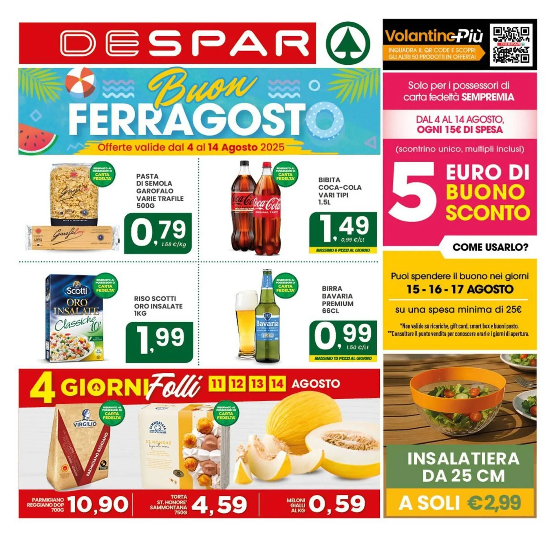 Volantino Despar da 4 agosto a 14 agosto di 2025 - Pagina del volantino 1