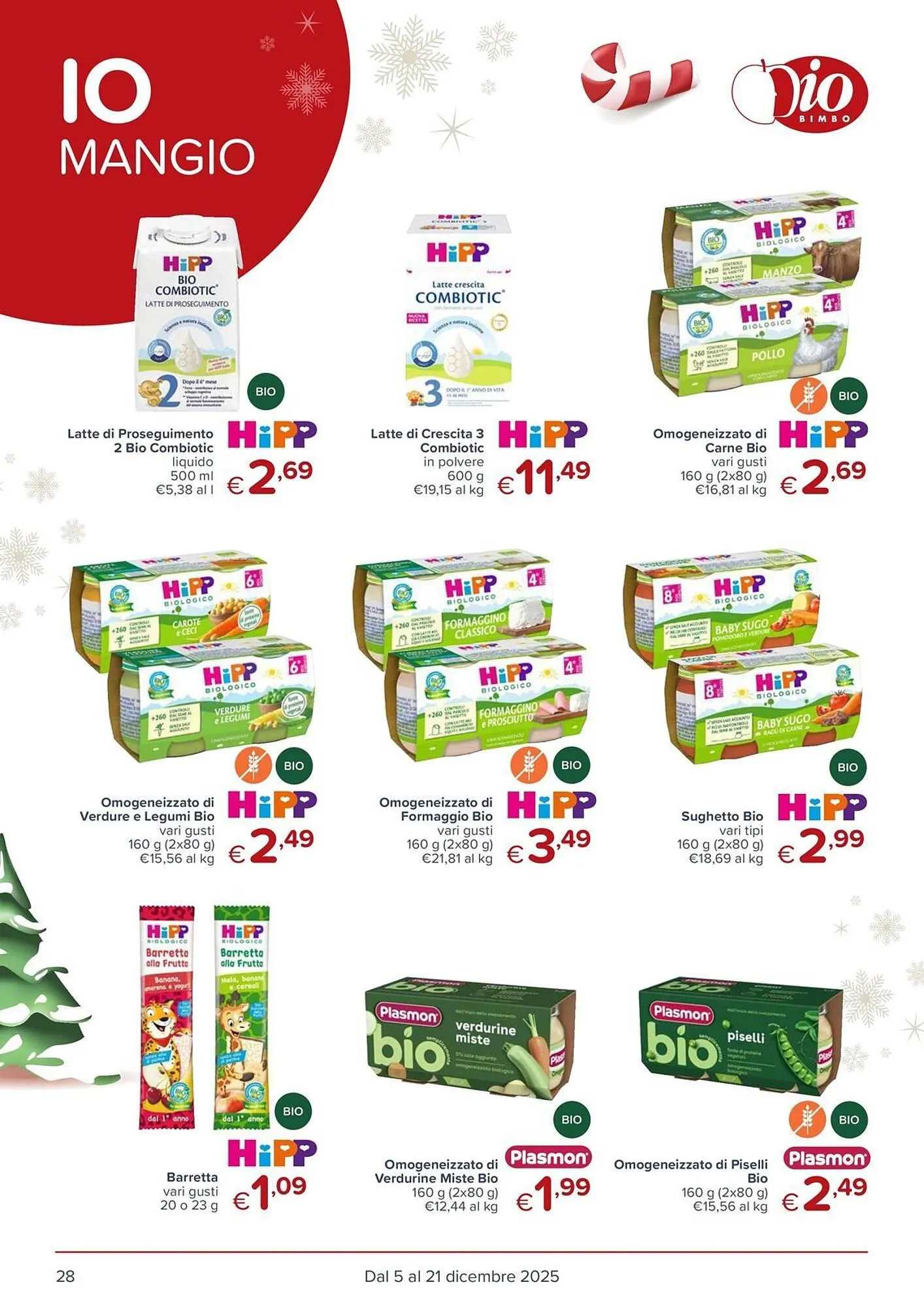 Volantino Io Bimbo da 5 dicembre a 21 dicembre di 2025 - Pagina del volantino 28