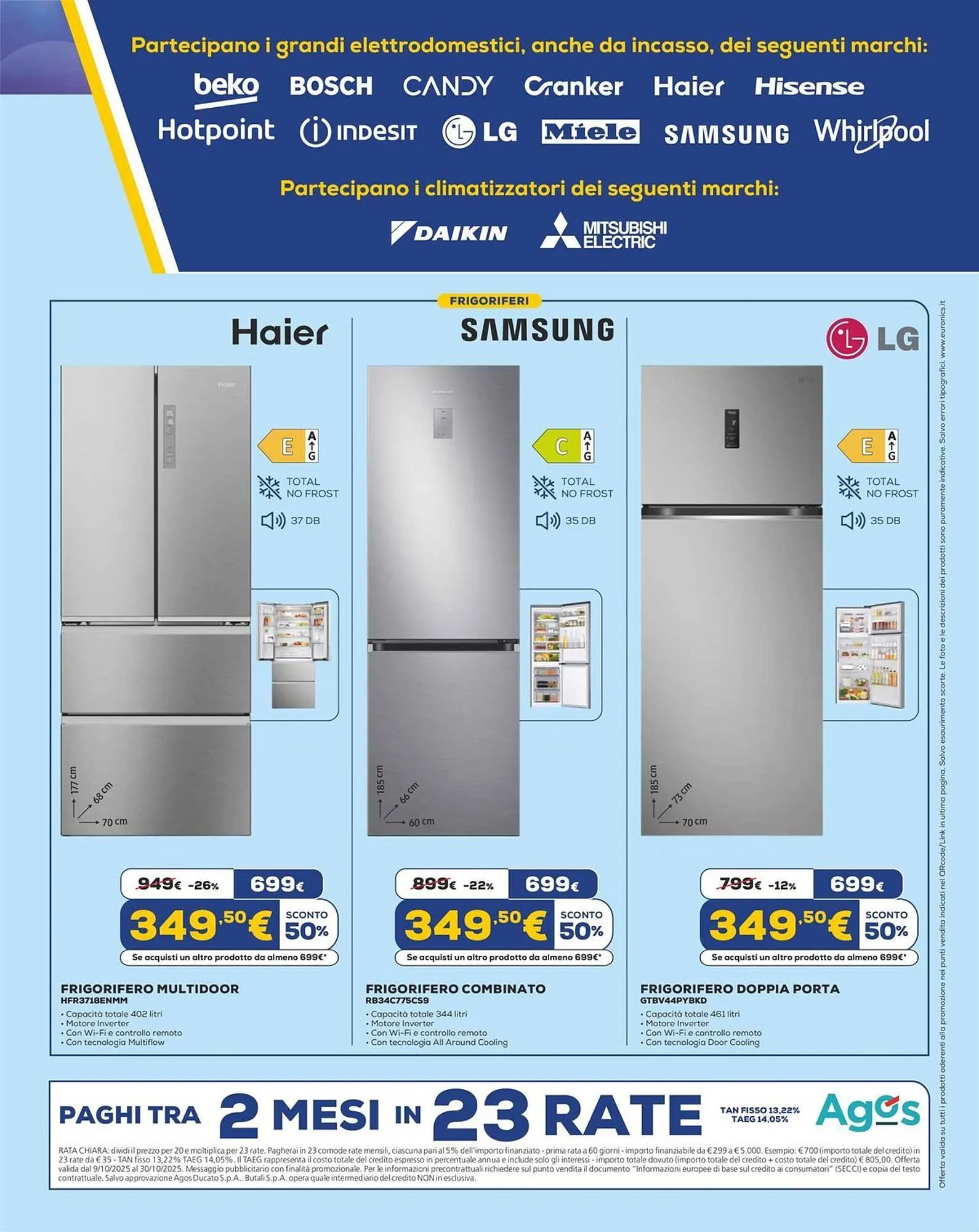 Volantino Euronics da 9 ottobre a 30 ottobre di 2025 - Pagina del volantino 9