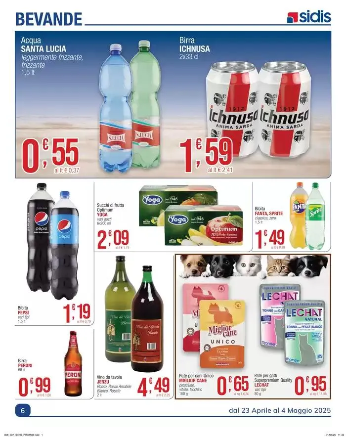 Il piacere di fare la spesa da 23 aprile a 4 maggio di 2025 - Pagina del volantino 6