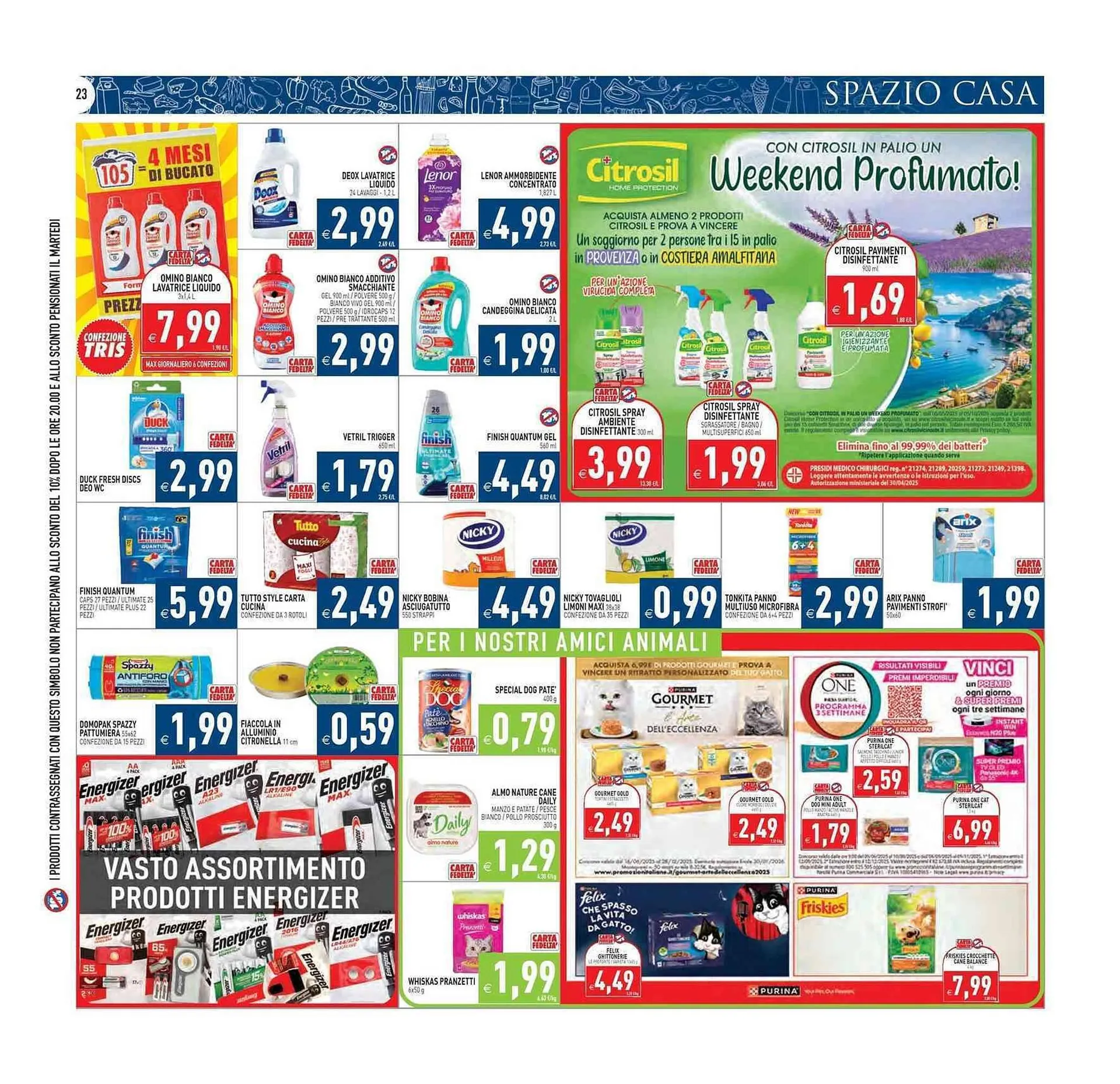 Volantino Supermercati Agorà da 16 luglio a 24 luglio di 2025 - Pagina del volantino 23
