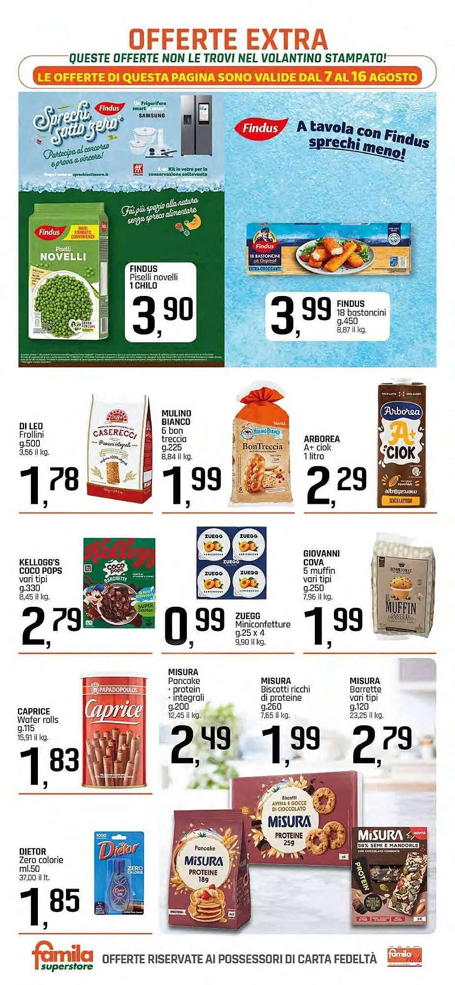 Volantino Famila Superstore da 7 agosto a 16 agosto di 2025 - Pagina del volantino 20