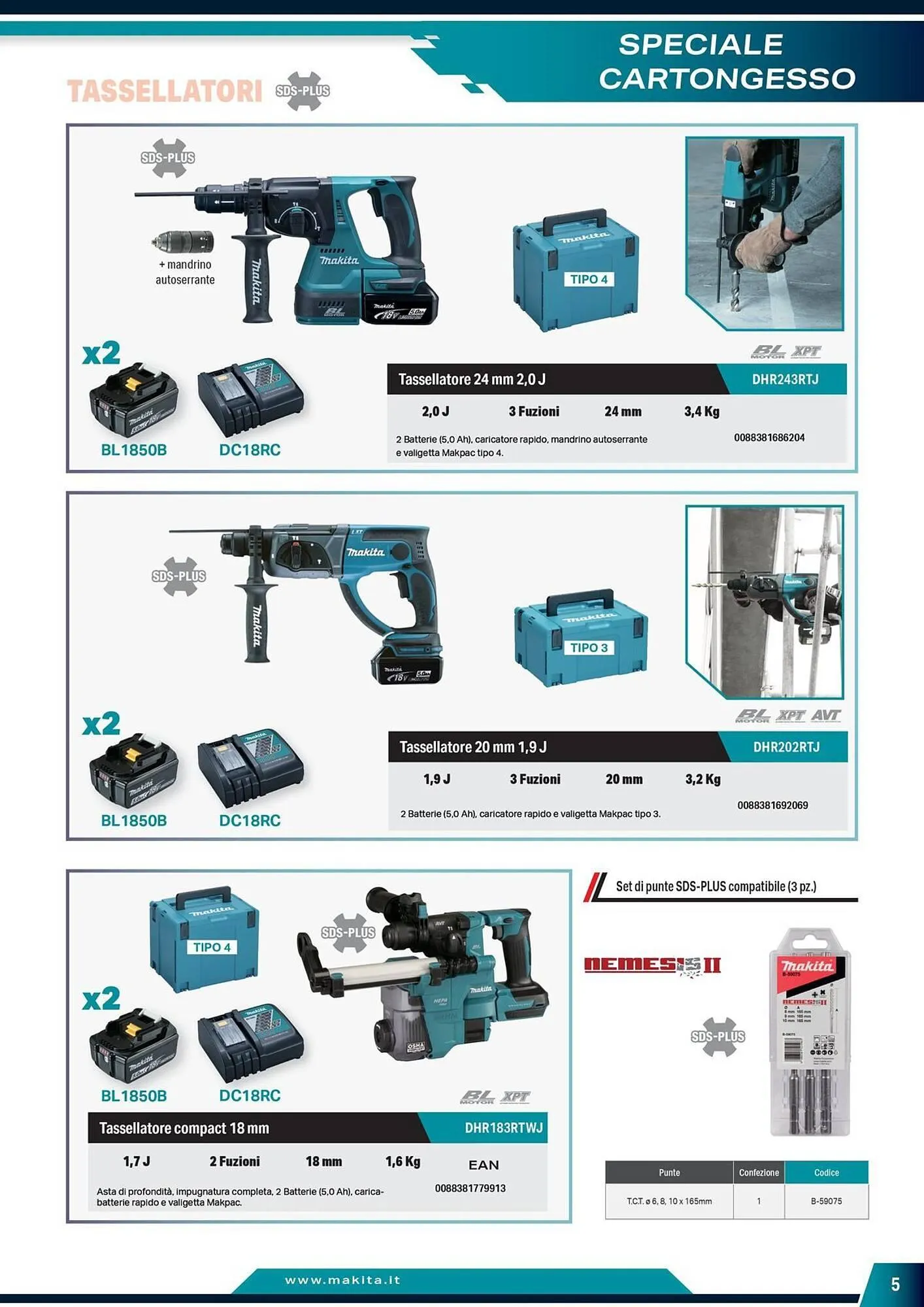 Volantino Makita da 5 giugno a 31 dicembre di 2025 - Pagina del volantino 5