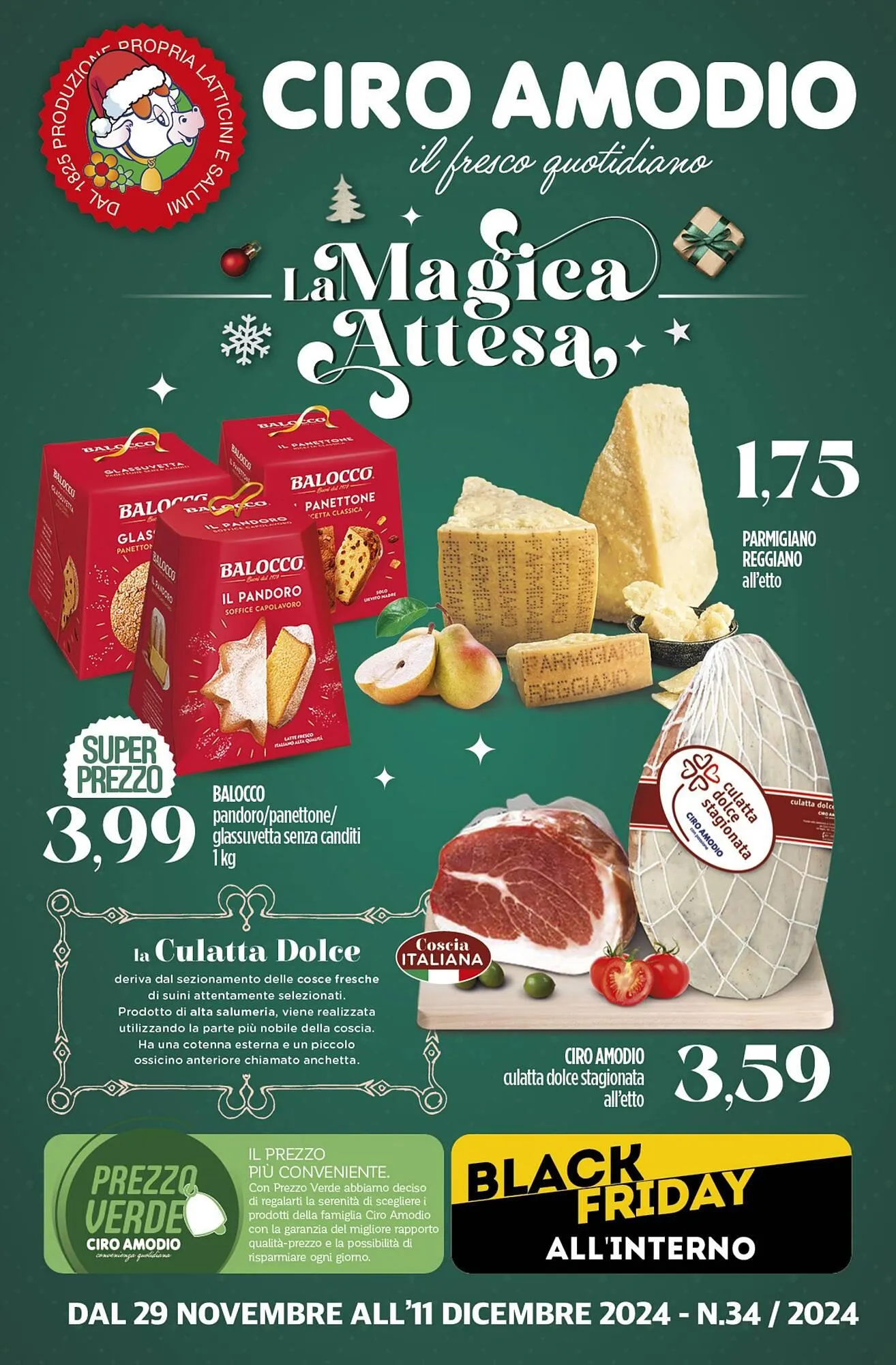 Volantino Ciro Amodio da 29 novembre a 11 dicembre di 2024 - Pagina del volantino 1